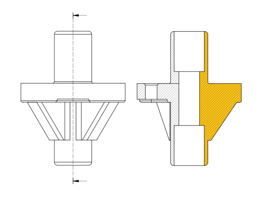 Type C bushing CAD diagram