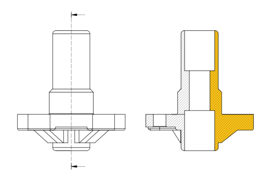 Type A bushing CAD diagram